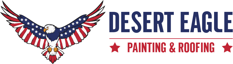 desert eagle painting and roofing logo